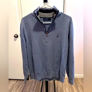 Men’s Med Nautica 3/4 zip sweater.